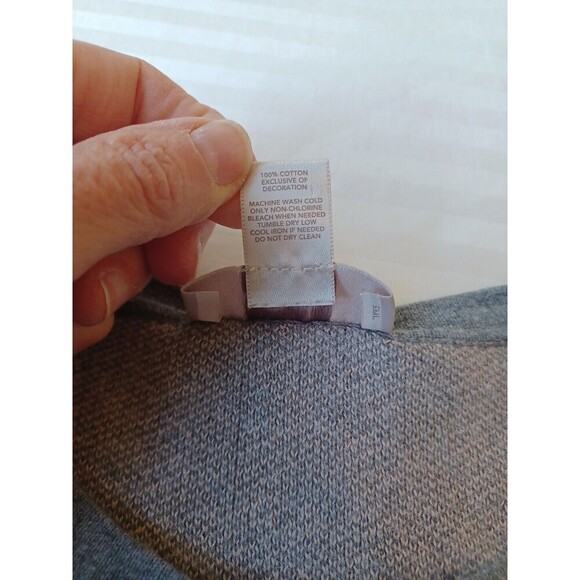 LOFT Gray Cardigan with Floral Embroidery - Picture 6 of 8